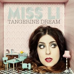 Albumcover von Miss Li, Tangerine Dream. Zeigt den Kopf einer Frau und eine Puppenhaus-Szene.