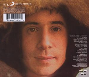 Albumcover: Mann mit Pelzkapuze, Nahaufnahme des Gesichts. Songtitel auf der rechten Seite. Sony Music Logo.