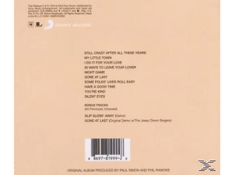 Thumbnail - Paul Simon - STILL CRAZY AFTER ALL THESE YEARS (CD)