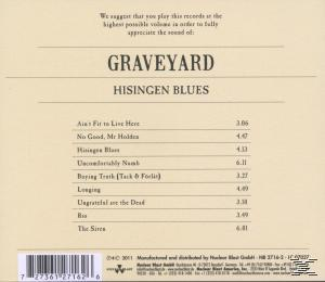 Graveyard Albumcover. Text auf beigem Hintergrund mit Trackliste und Barcode.