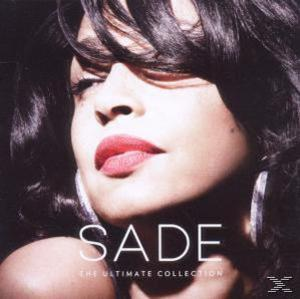 Albumcover von Sade, mit Sades Gesicht im Nahaufnahme. Roter Lippenstift.