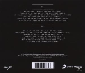 Album-Rückseite: Songtitel, Barcode, RCA- und Sony Music-Logos, schwarzer Hintergrund.