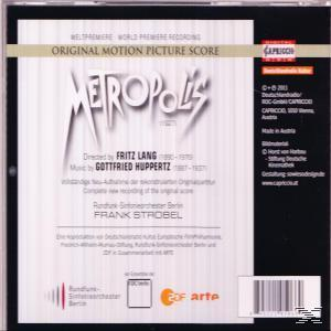 Rückseite von 'Metropolis' mit Text über den Film.