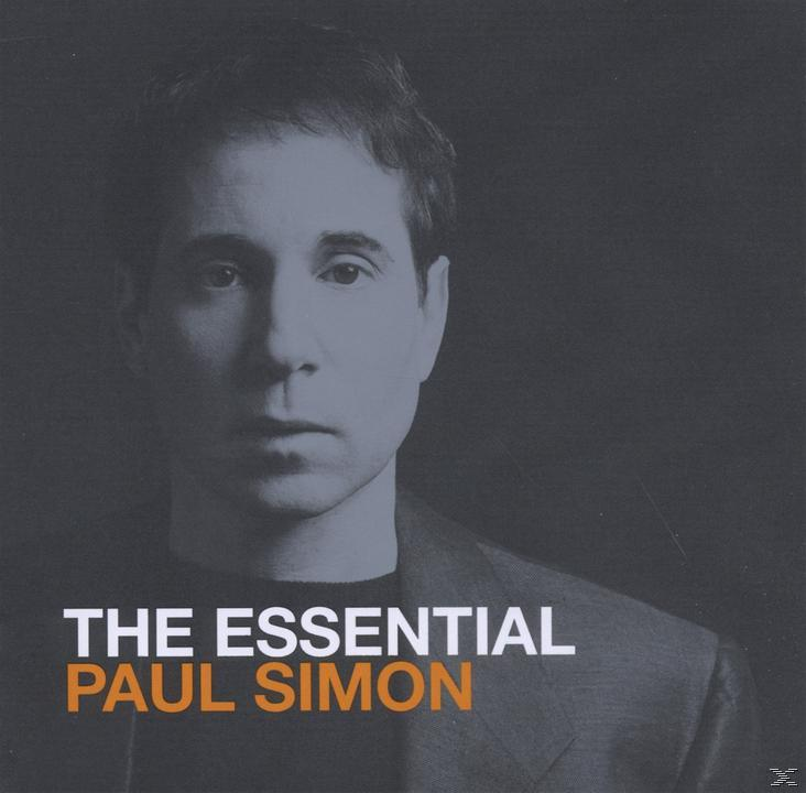 Albumcover für Paul Simon. Mann im Anzug, Text: The Essential Paul Simon.