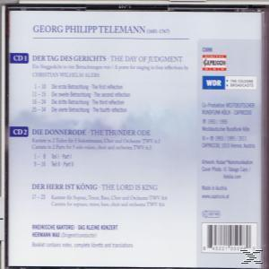 CD-Cover, weißer Hintergrund. Text: Georg Philipp Telemann, CD-Details.