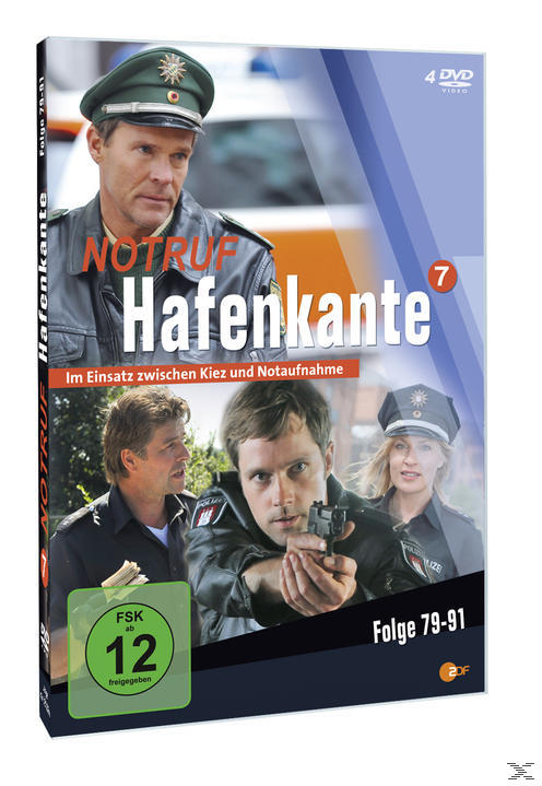 DVD-Cover einer Fernsehsendung mit Schauspielern in Polizeiuniformen.