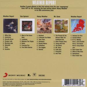Weather Report CD mit Cover-Art anderer Alben, Titelliste links.