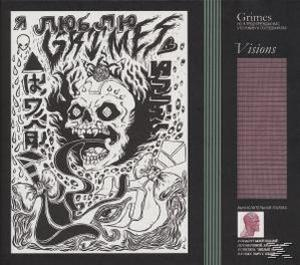 Albumcover mit einem Totenkopf und japanischen Schriftzeichen.