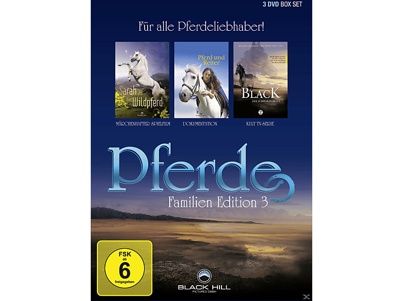 3 DVD - Edition Pferde Familien