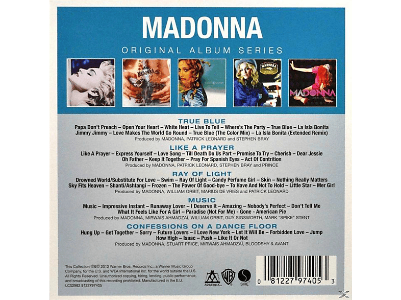 Thumbnail - Madonna - Original Album Series (CD)