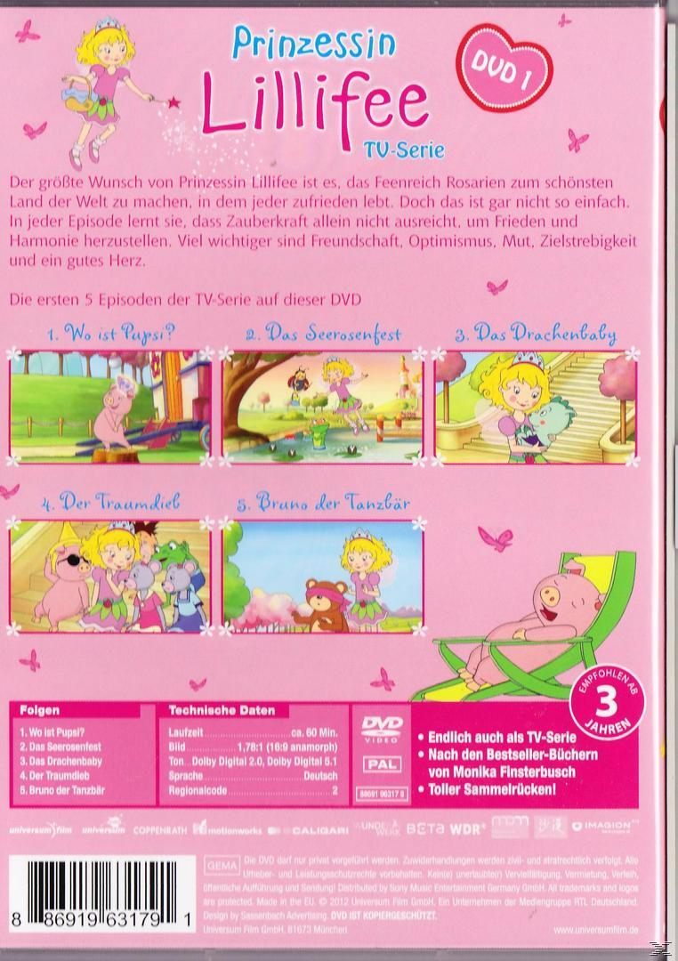 Tv DVD Prinzessin Serie-Dvd 1 Lillifee
