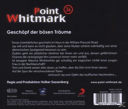 CD-Cover mit Text über 'Point Whitmark', mit dunklem Hintergrund und einem Barcode.