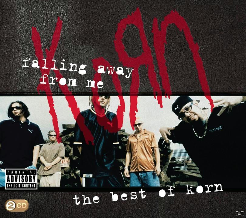 Albumcover: Bandmitglieder. Titel: 'Korn - Falling Away From Me'.