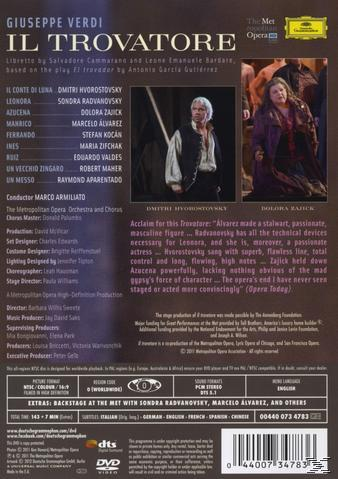 The Metropolitan Opera Orchestra And Chorus - Il Trovatore  - (DVD)