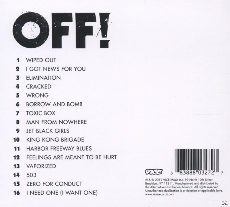 Off - Off!  - (CD)