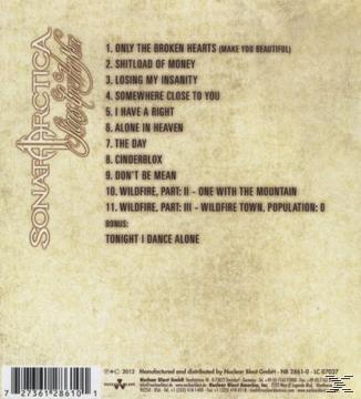 CD-Rückseite. Songtitel und Künstlerinformationen sind aufgeführt. Barcode und Copyright-Details sind ebenfalls sichtbar.