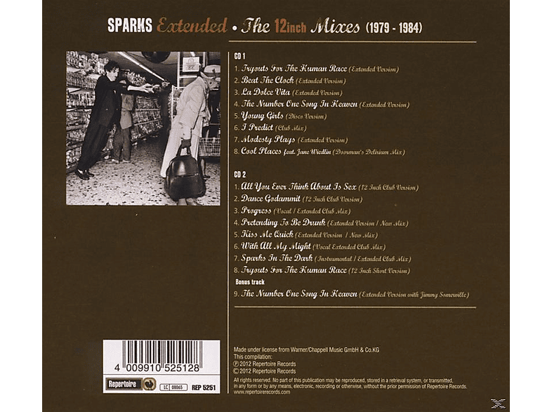 Thumbnail - Sparks - Extended The 12 Inch Mixes 1979-1984 (CD)