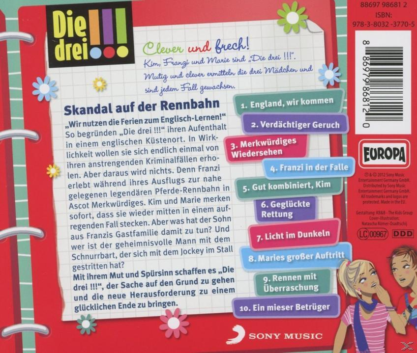 Die drei !!! 21: Skandal auf der Rennbahn  - (CD)