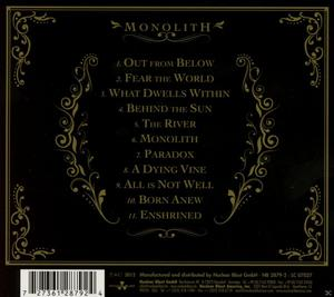 Album-Rückseite mit Songtiteln und einem dekorativen Rahmen.
