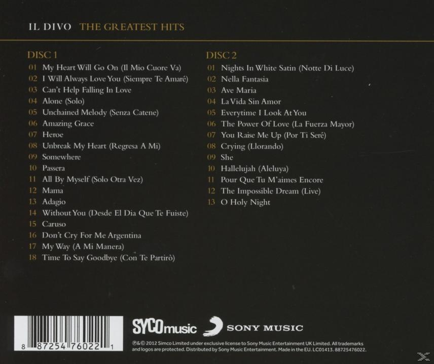 - (Deluxe) Hits Greatest - Divo (CD) The Il