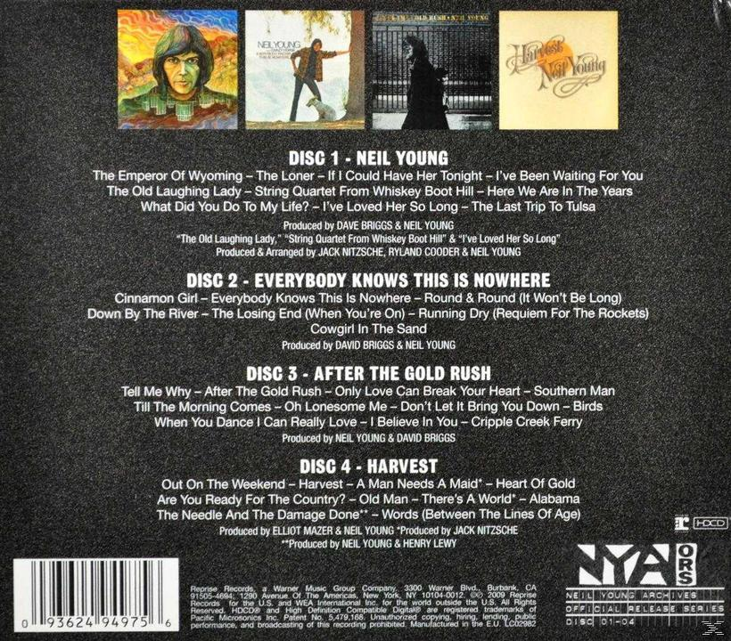 Neil Young - Official Release Series Discs1-4  - (CD)