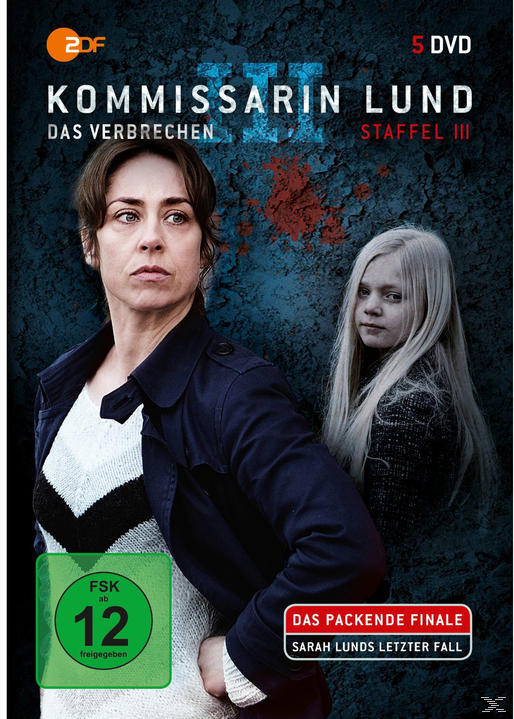 DVD-Cover: Zwei Frauen, eine ältere, eine jüngere, auf dunklem Hintergrund. Text: Kommissarin Lund.