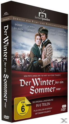 DVD-Cover mit einem Mann und einer Frau in historischer Kleidung. Text: Der Winter, der ein Sommer war.