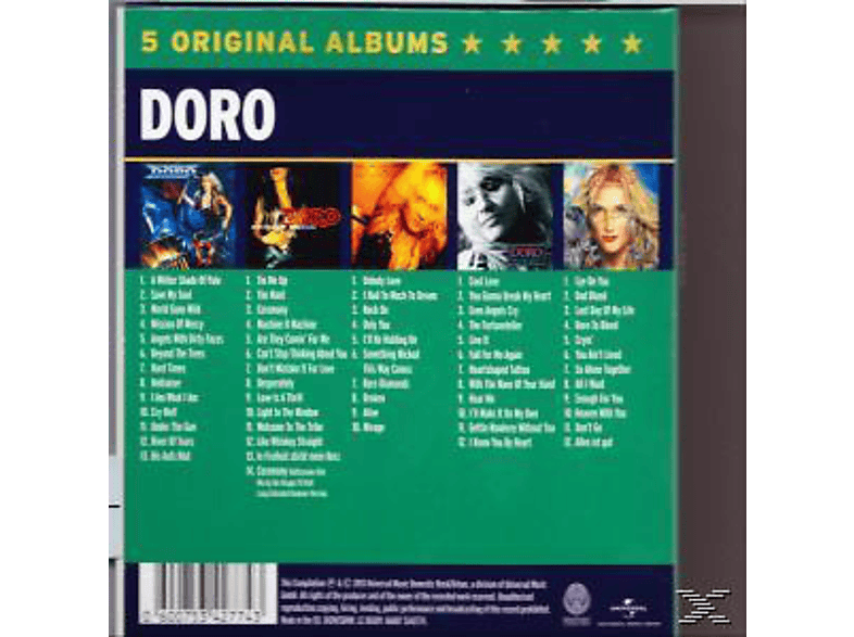 Thumbnail - Doro - 5 Original Albums (CD)