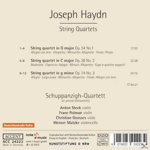 Schuppanzigh Quartet - Streichquartette  - (CD)