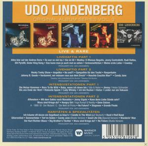 Udo Lindenberg - Original Album Series Vol.3 - Live & Rare  - (CD)