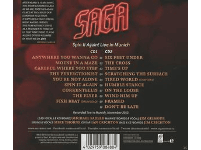Thumbnail - Saga - Spin It Again Live In Munich (CD)