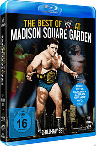 Blu-ray-Box mit muskulösen Wrestlern auf dem Cover.