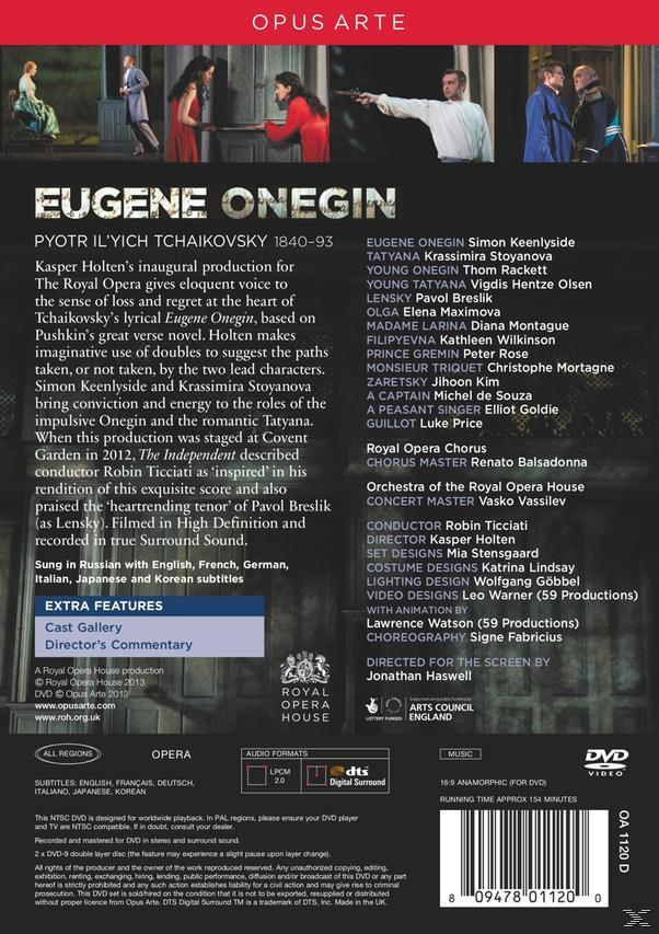 Royal Opera The Eugen Opera - House (DVD) Royal - Orchestra Chorus, Of Onegin