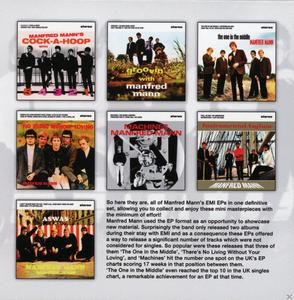 Eine Sammlung von Manfred Mann Albumcovern, mit Textbeschreibungen und Informationen über die Band.