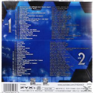 CD-Cover mit blauem Hintergrund und einer Titelliste, einschließlich eines 2-CD-Sets.