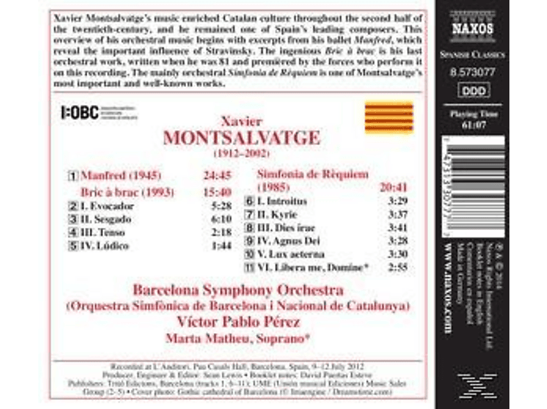 Thumbnail - Barcelona Symphony Orchestra - Simfonia de Rèquiem / Manfred Bric a brac (CD)