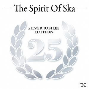 Albumcover für 'The Spirit Of Ska' mit silbernem Kranz und '25'.