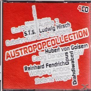 CD-Cover mit Namen verschiedener Musiker in Weiß auf rotem Hintergrund.