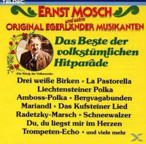 CD-Cover für Ernst Moschs Compilation. Der Albumtitel und die Trackliste befinden sich in der Mitte.