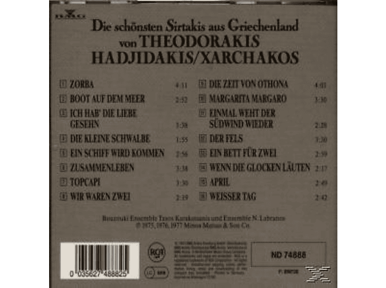 Thumbnail - VARIOUS - Die Schönsten Sirtakis Aus Griechenland (CD)