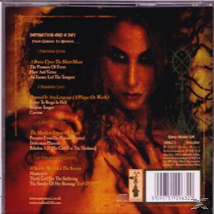 CD-Cover mit Frauengesicht, Albumtitel und Songtiteln.