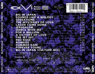 Alphaville - First Harvest 1984-92  - (CD)