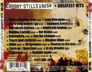 Albumcover von Crosby, Stills & Nash Greatest Hits. Text: Crosby Stills & Nash, Greatest Hits.