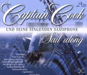 CD-Cover mit der Aufschrift "Captain Cook" und einem Saxophon.