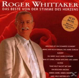 Albumcover von Roger Whittaker mit Rosenhintergrund. Titel: Das Beste von der Stimme des Herzens.