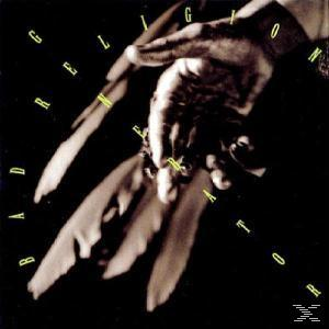 Albumcover mit einer Hand, die greift, grüner Text auf schwarzem Hintergrund.