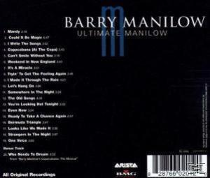 Albumrückseite mit Titelliste, Künstlername und Barcode, dunkelblauer Hintergrund.