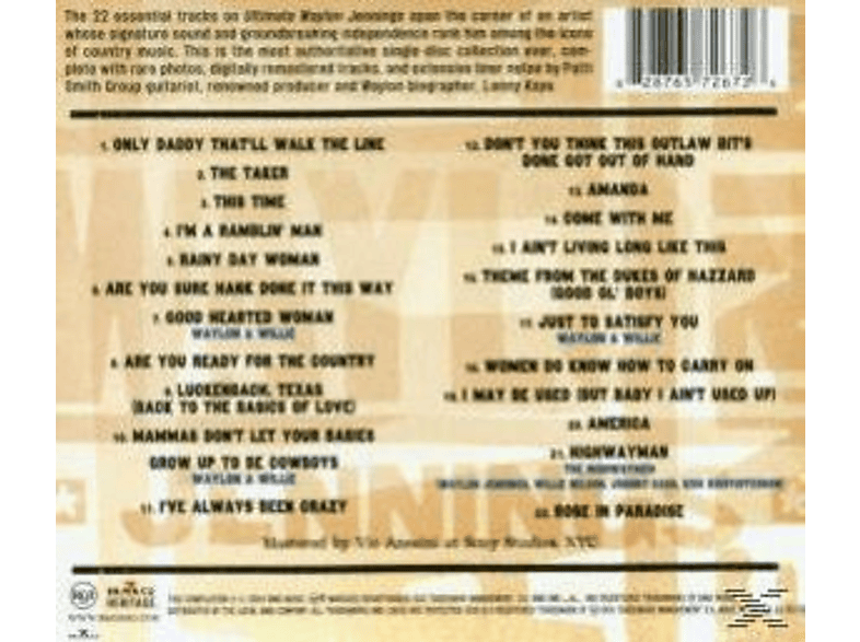 Thumbnail - Waylon Jennings - Ultimate (CD)