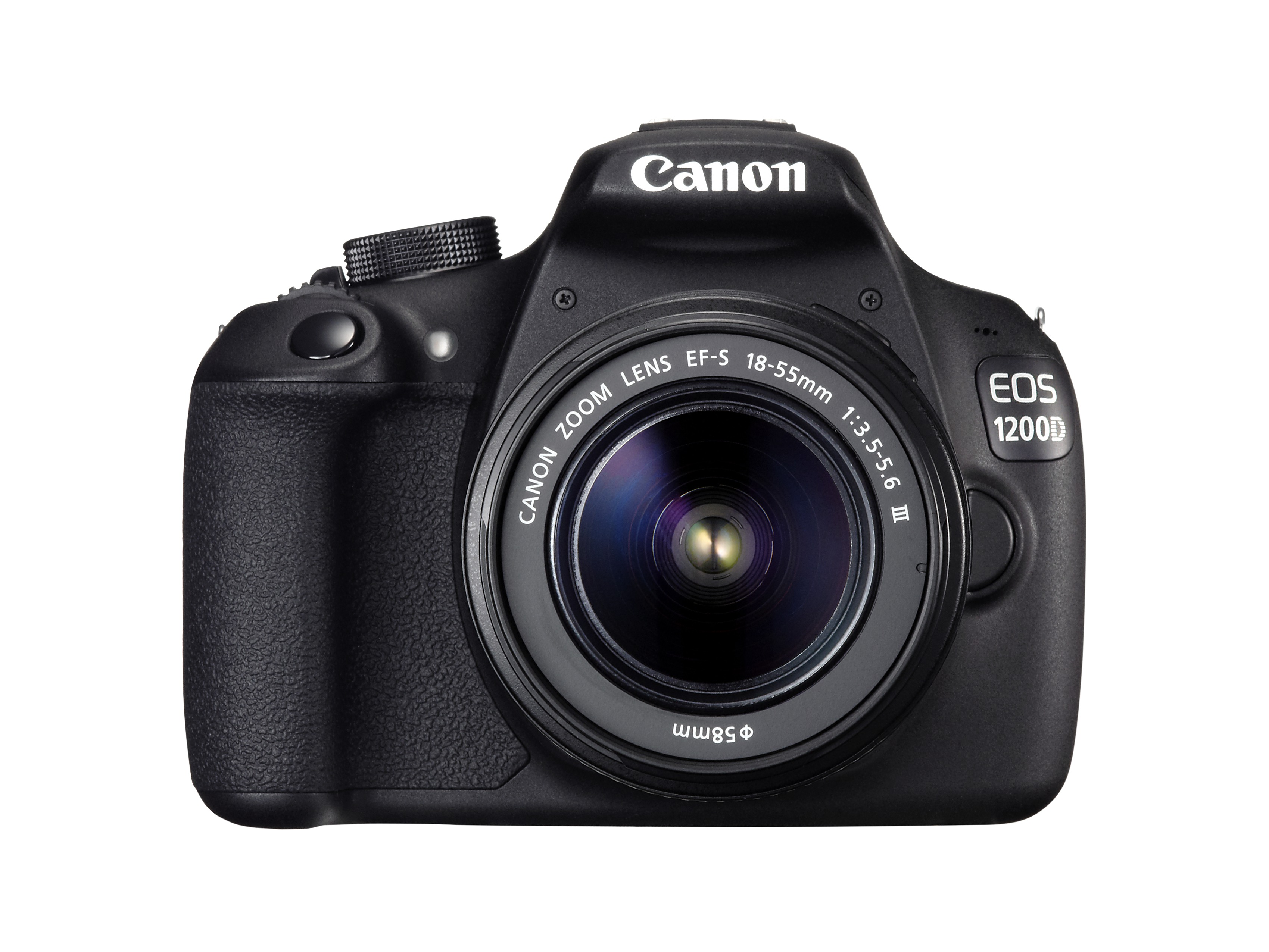 CANON EOS 1200D Spiegelreflexkamera, 18 Megapixel, 18-55 mm Objektiv, Schwarz