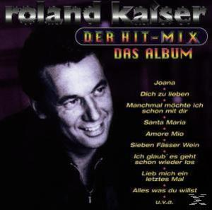 Roland Kaiser Albumcover. Zeigt einen lächelnden Mann. Der Albumtitel lautet 'Der Hit-Mix'.